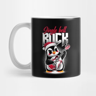 Jingle bell rock penguin Mug